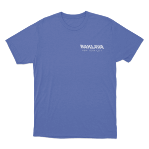 Baklava New York City Unisex T Shirt Blue