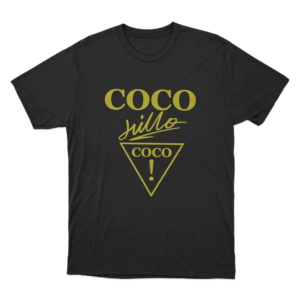 Coco Jillo Logo Unisex T Shirt Black