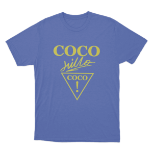 Coco Jillo Logo Unisex T Shirt Blue