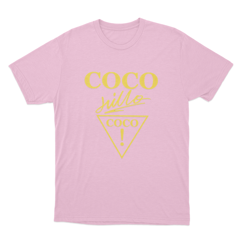 Coco Jillo Logo Unisex T Shirt Pink Coco Jillo Logo Unisex T Shirt Pink