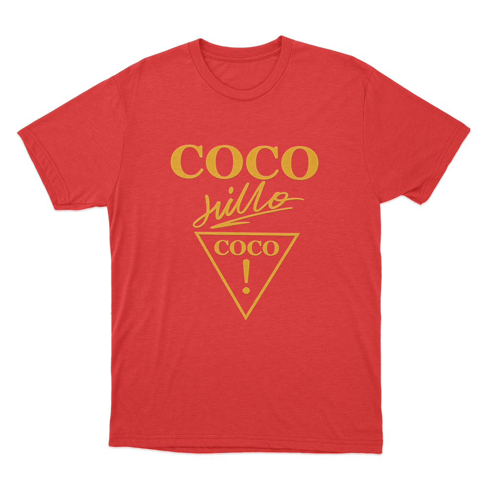 Coco Jillo Logo Unisex T Shirt Red Coco Jillo Logo Unisex T Shirt Red