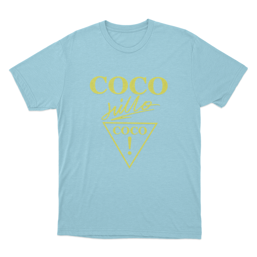 Coco Jillo Logo Unisex T Shirt Sky Blue Coco Jillo Logo Unisex T Shirt Sky Blue