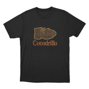 Cocodrillo Boot Unisex T Shirt Black