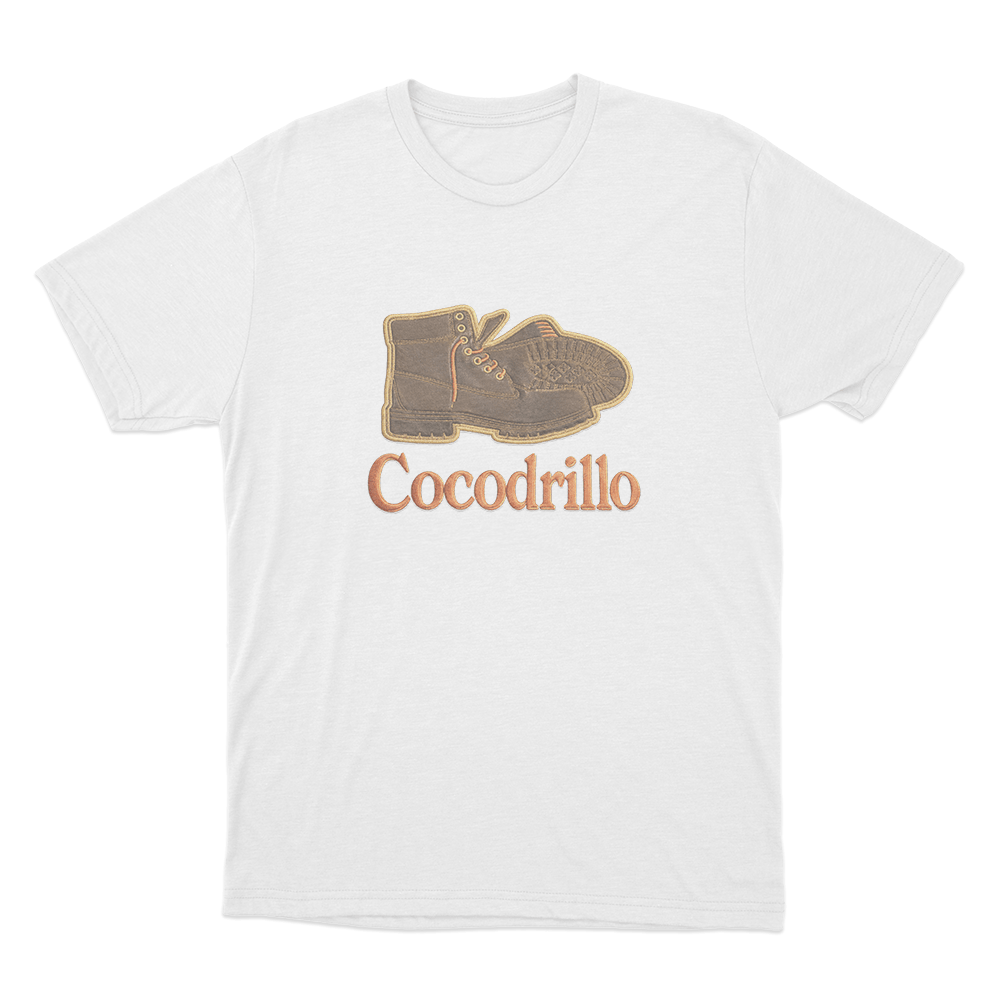 Cocodrillo Boot Unisex T Shirt White Cocodrillo Boot Unisex T Shirt White