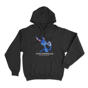 Cocodrillo History Bunny Unisex Hoodie Black