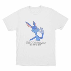 Cocodrillo History Bunny Unisex T Shirt White