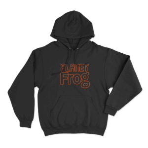Planet Frog Unisex Hoodie Black