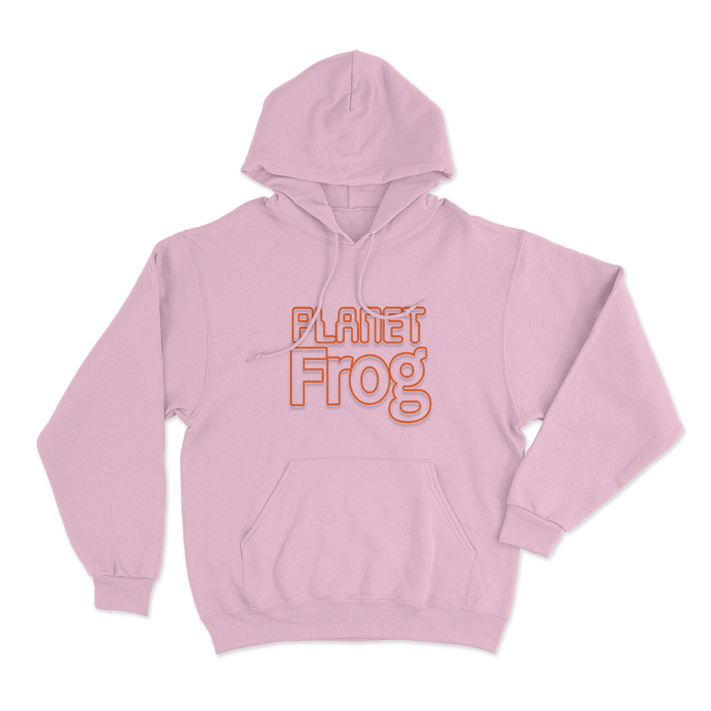 Planet Frog Unisex Hoodie Pink Planet Frog Unisex Hoodie Pink