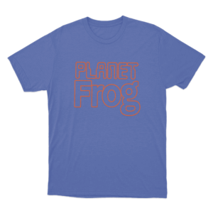 Planet Frog Unisex T Shirt Blue