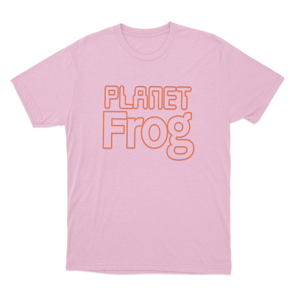 Planet Frog Unisex T Shirt Pink Planet Frog Unisex T Shirt Pink