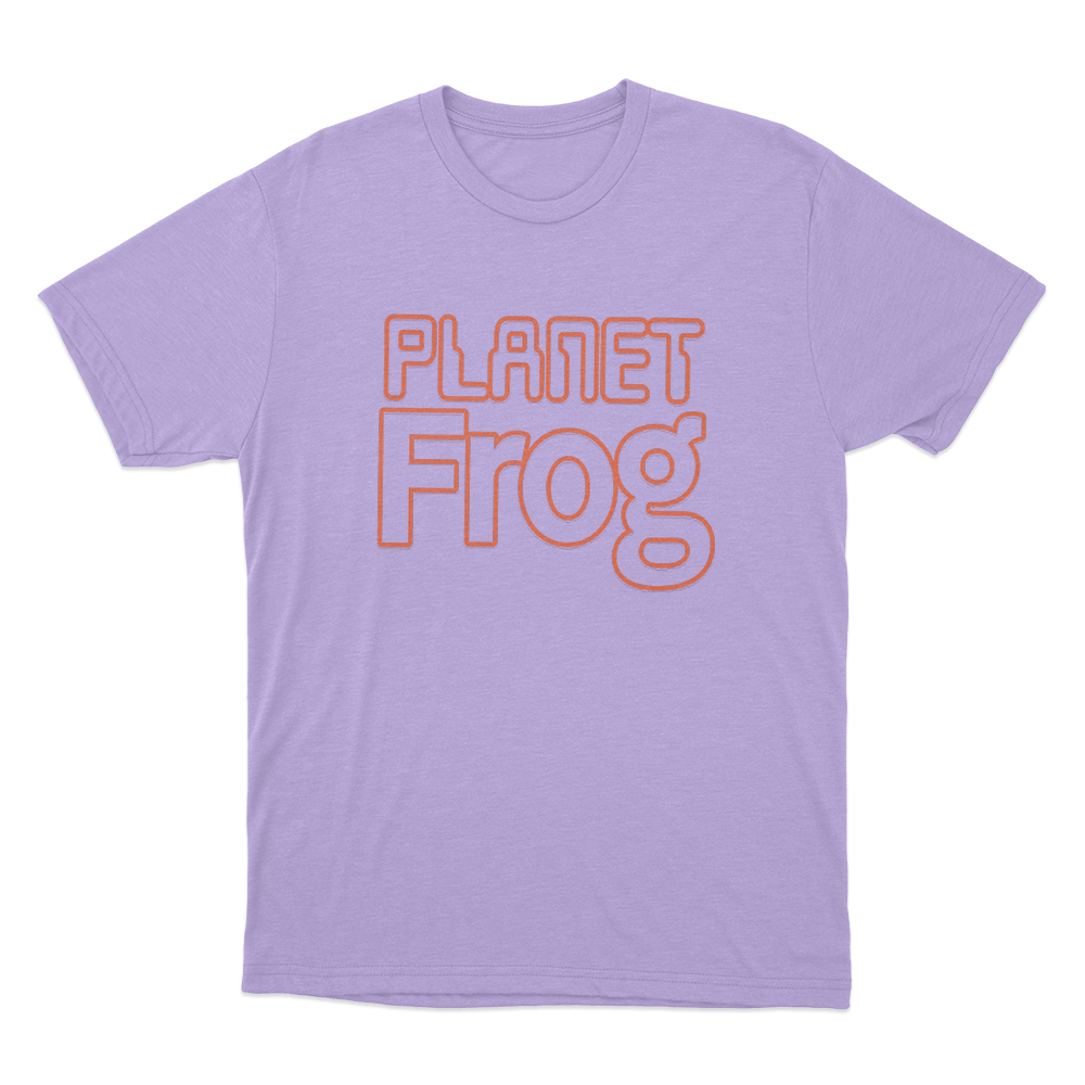 Planet Frog Unisex T Shirt Purple Planet Frog Unisex T Shirt Purple