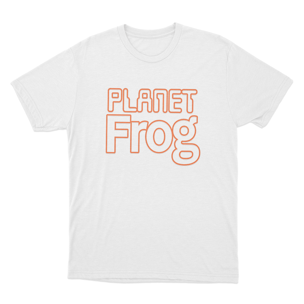 Planet Frog Unisex T Shirt White Planet Frog Unisex T Shirt White